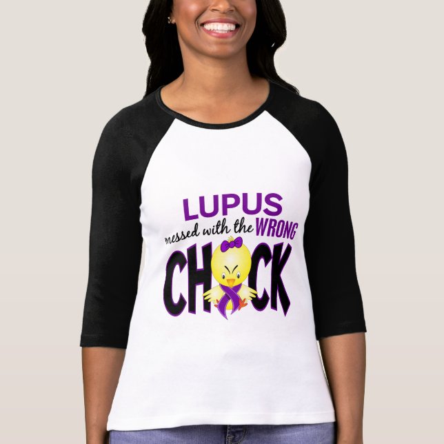 Camiseta Lupus ensuciado con el polluelo incorrecto (Anverso)