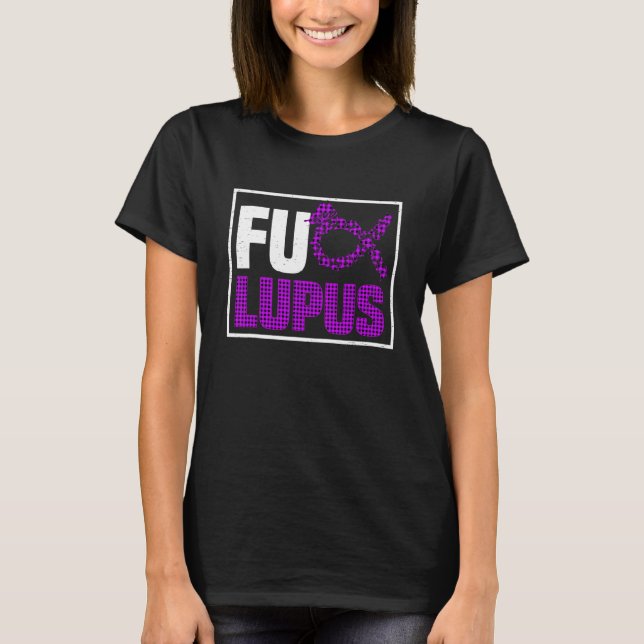 Camiseta Lupus Lupus Awareness Lupus Caro Ribbon (Anverso)