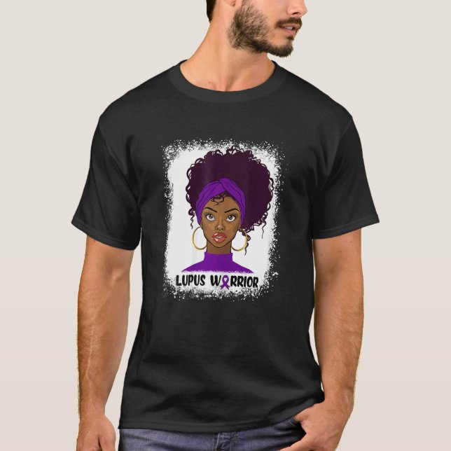 Camiseta Lupus Lupus Warrior Fighter apoya a Lupus Awarene (Anverso)