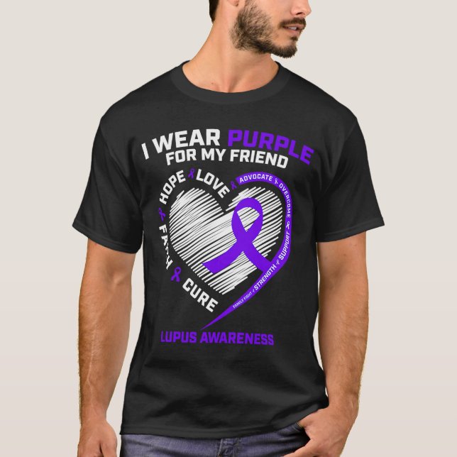 Camiseta Lupus Mujeres Hombres Hijos Su Amigo Lupus Concien (Anverso)