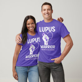 Camiseta LUPUS WARRIOR Cinta Púrpura Sensibilización