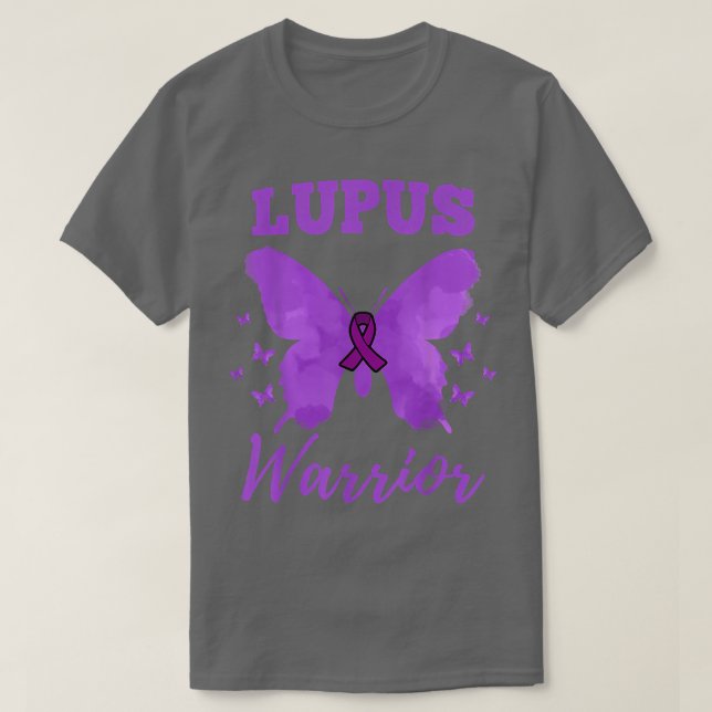 Camiseta Lupus Warrior para la toma de conciencia sobre el  (Diseño del anverso)