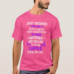 Camiseta Lupus Warrior Tees Lupus Awareness Mes