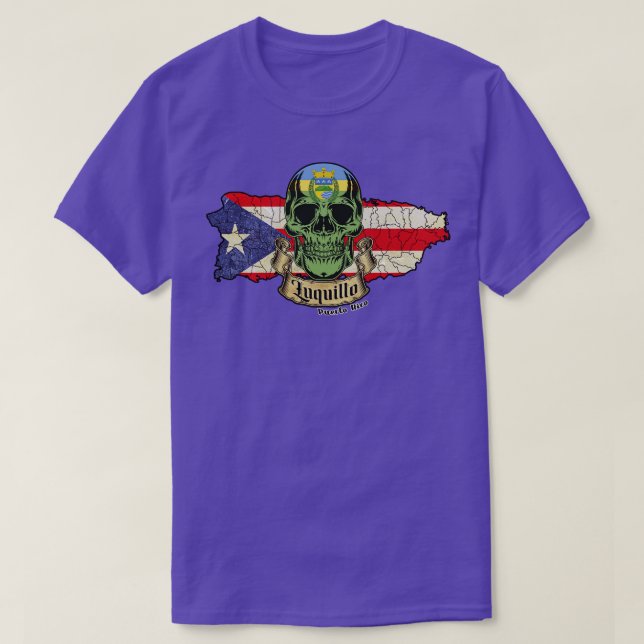 Camiseta Luquillo Isla de Puerto Rico (Diseño del anverso)