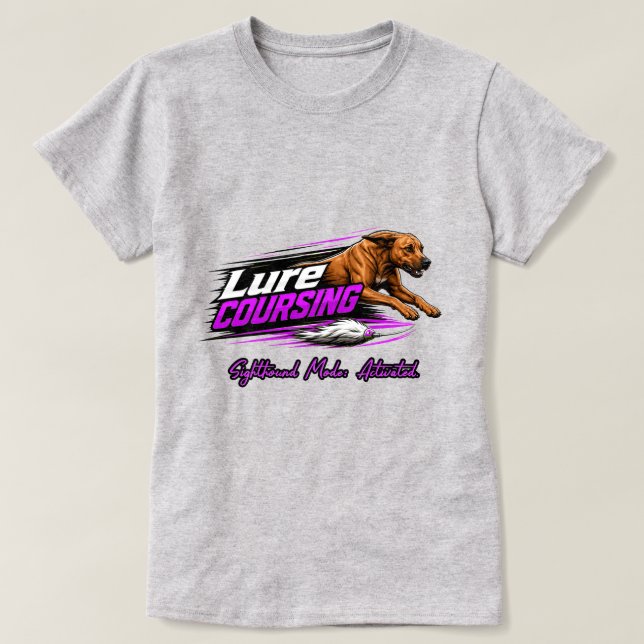 Camiseta Lure Coursing Ridgeback - Modo Lebrel pur (Diseño del anverso)