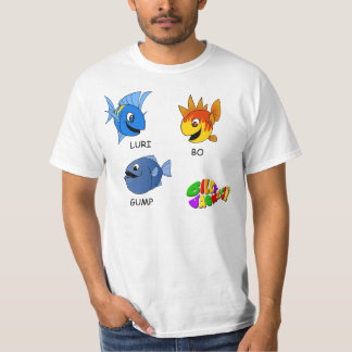 Camiseta LURI, BO y GUMP del Jackfish de Billy