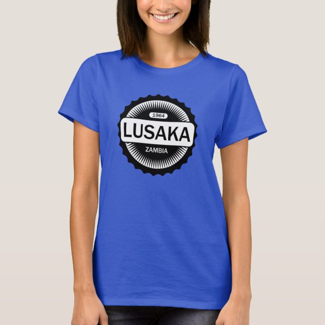 Camiseta Lusaka Zambia desde 1964 (Anverso)