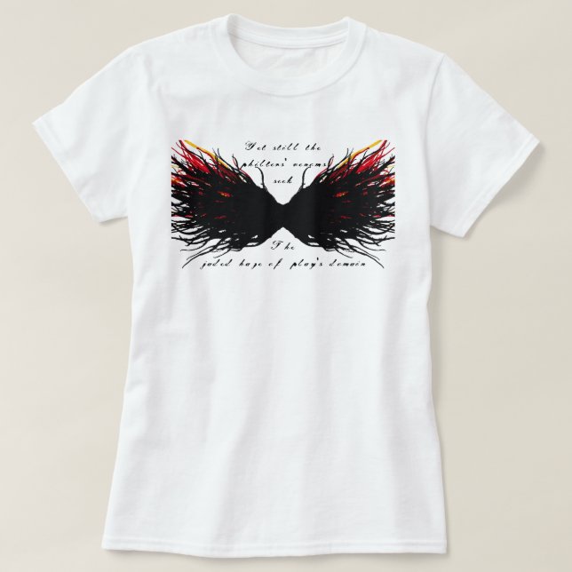 Camiseta Lust Abstract 7 Deadly Sins Alcohol Ink Art (Diseño del anverso)