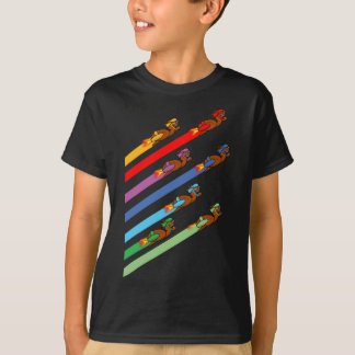 Camiseta Lustige Renn Schnecken