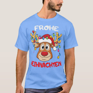 Camiseta Lustige Rentier Frohe Weihnachten Feliz Navidad