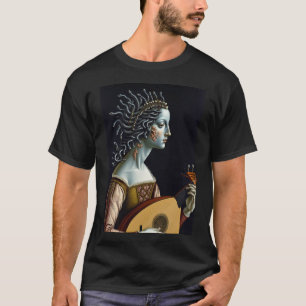 Camiseta Lute Laura la Dama profunda uno un espeluznante Lo
