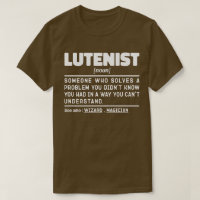 Lutenist Noun Musical Instrument Lover Humor Guay