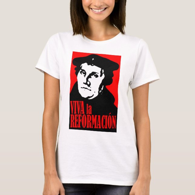 Camiseta LUTHER de Reformacion del la de Viva (Anverso)