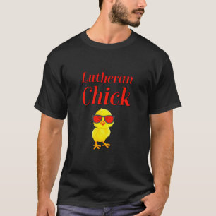 Camiseta Lutheran Chick Martin Luther Rosa Lutheraner Evang