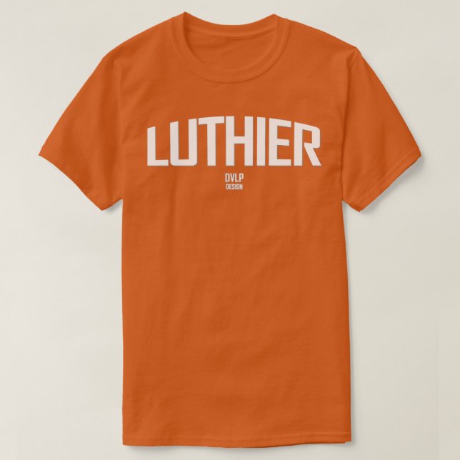 Camiseta Luthier (Diseño del anverso)