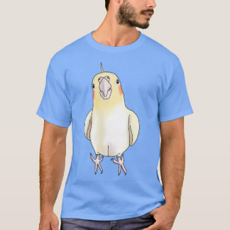 Camiseta Lutino Cockatiel amarillo lindo