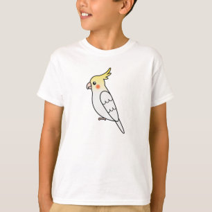 Camiseta Lutino Personalizado Cockatiel Parrot Bird