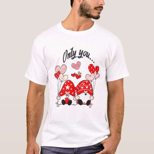 Camiseta Lutins amoureux Only You 1 message d’amour  (Anverso)