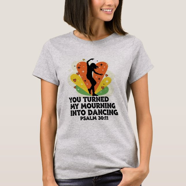 Camiseta Luto por el diseño de danza (Anverso)