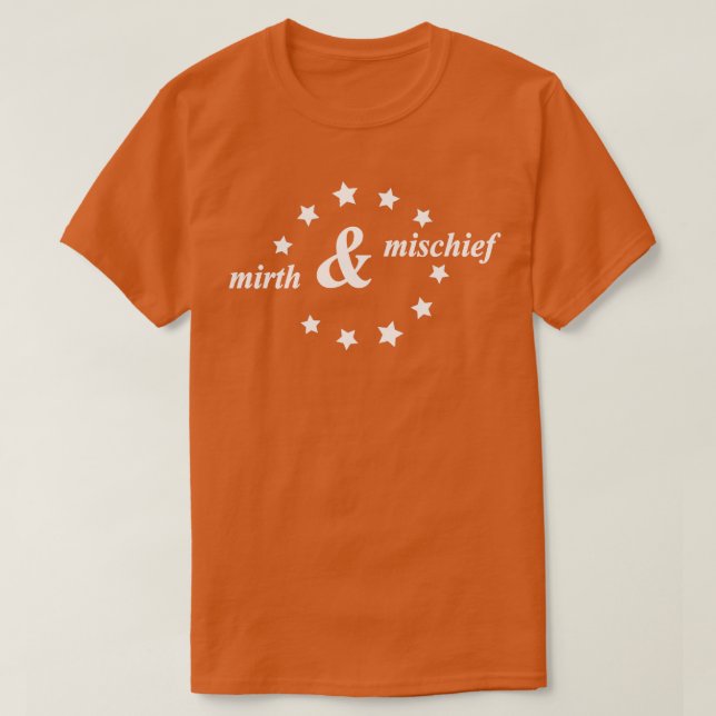 Camiseta luto y malicia (Diseño del anverso)