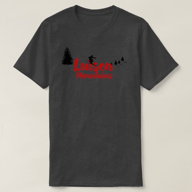 Camiseta Lutsen Mountains Ski Long (Diseño del anverso)