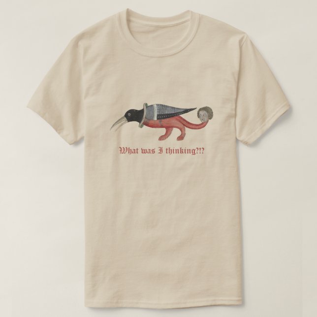 Camiseta Luttrell Psalter "Magpie" (Diseño del anverso)