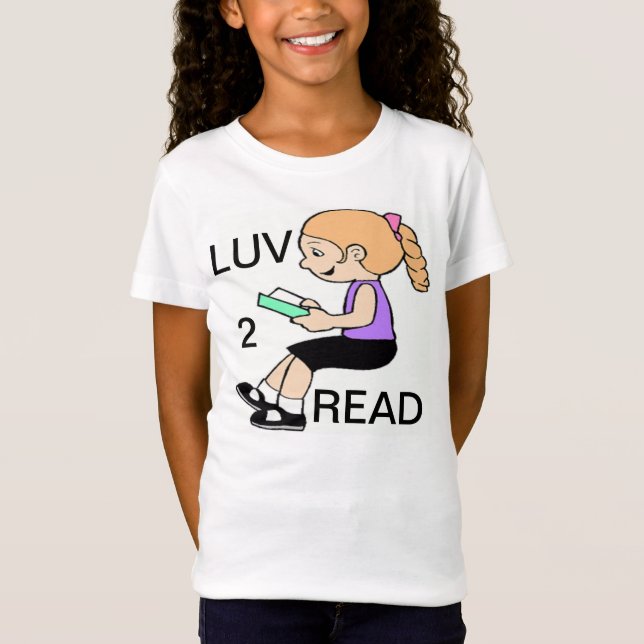 CAMISETA LUV 2 LEER (Anverso)