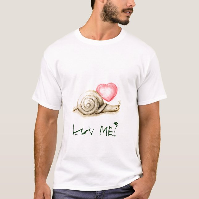 Camiseta ¿luv del caracol… yo? (Anverso)