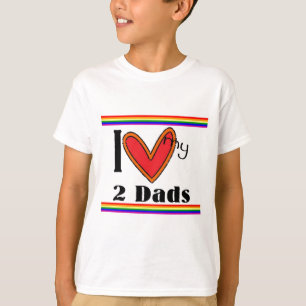 Camiseta Luv I mis 2 papás