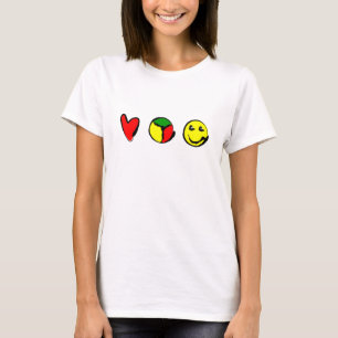 CAMISETA LUV, PAZ Y FELICIDAD