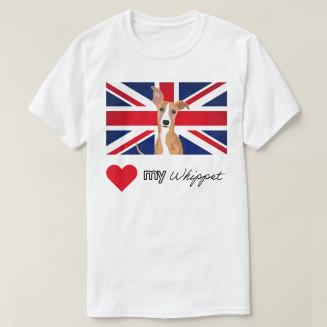 Camiseta LUVMYWHIPPET Basic (Diseño del anverso)