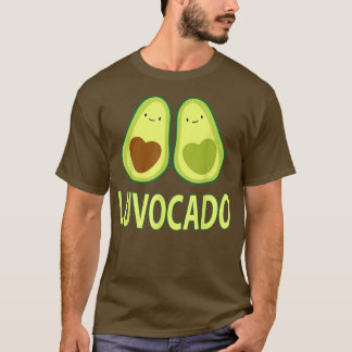 Camiseta Luvocado Aguacate Love Funny Pareja Día de San Val