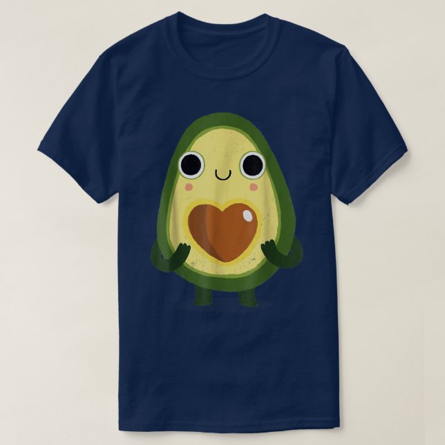 Camiseta Luvocado Cute Aguacate Fruto Para Hombres Mujeres  (Diseño del anverso)
