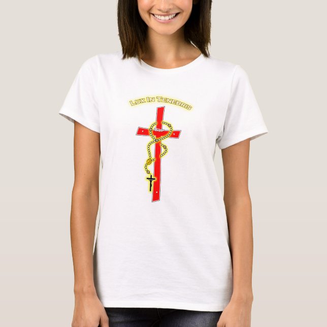 Camiseta Lux in Tenebris - Rosary 02 (Anverso)