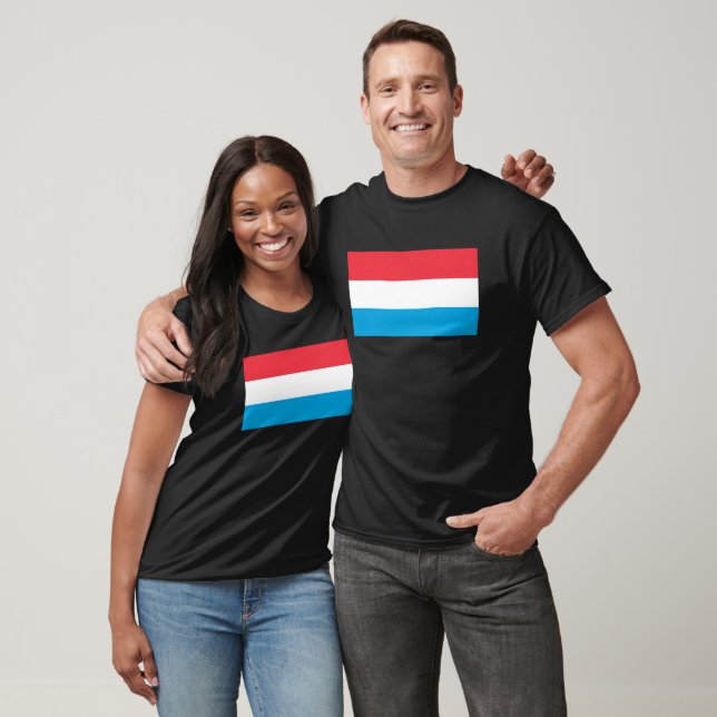 Camiseta Luxembourg Flag T-Shirt, Patriotic T-Shirt (Unisexo)