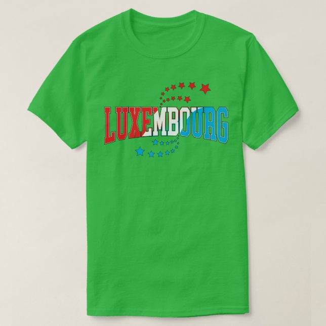 Camiseta Luxemburgo (Diseño del anverso)