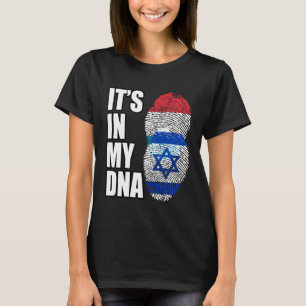 Camiseta Luxemburgo E Israel Mezclan La Bandera Del Patrimo