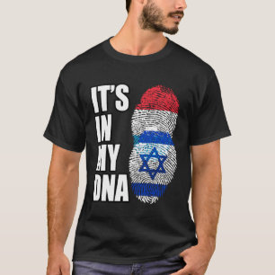 Camiseta Luxemburgo E Israel Mezclan La Bandera Del Patrimo