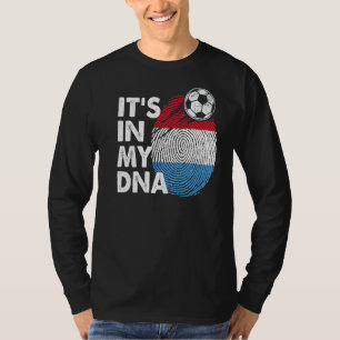Camiseta Luxemburgo En Mi Dna Luxembourg Flag Team Luxembou