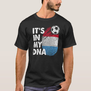 Camiseta Luxemburgo En Mi Dna Luxembourg Flag Team Luxembou