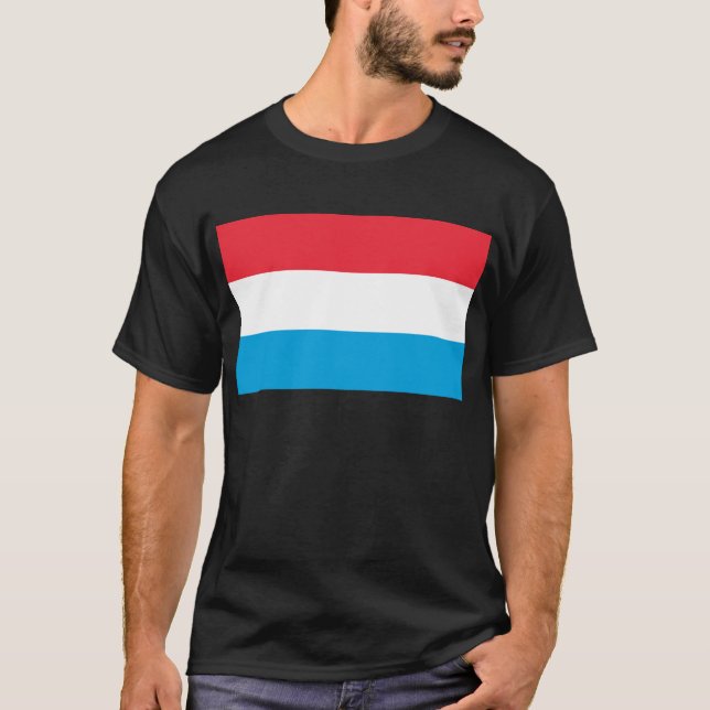 Camiseta Luxemburgo - Lëtzebuerg - Luxemburgo (Anverso)