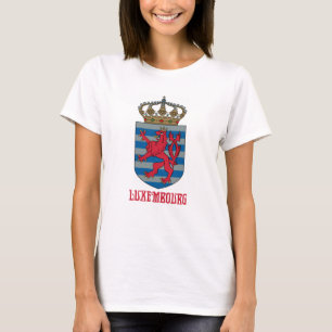 CAMISETA LUXEMBURGO - MAPA/LOGO/BANDERA/COLORES/ESCUDO