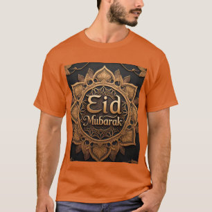 Camiseta Luxury Gold Eid Mubarak Design