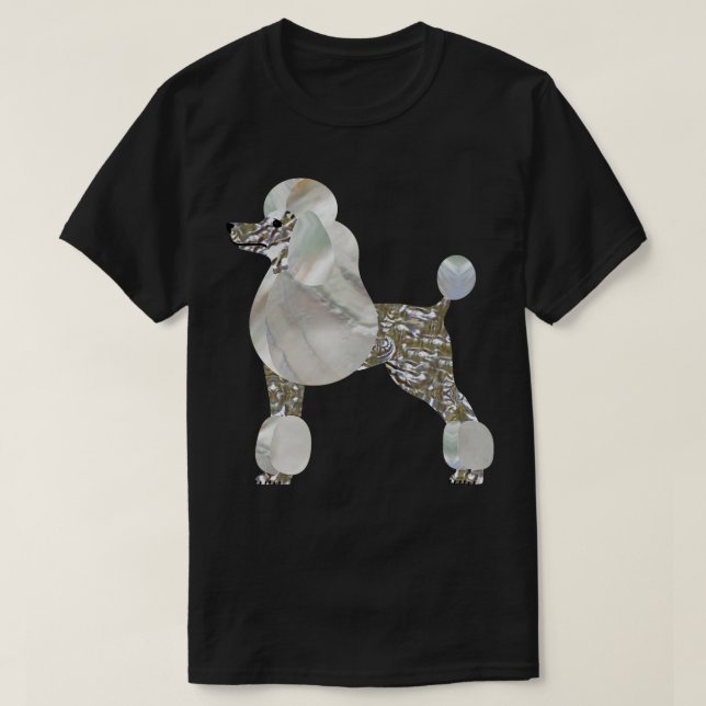 Camiseta Luxury Pearl y Abalone Poodle (Diseño del anverso)