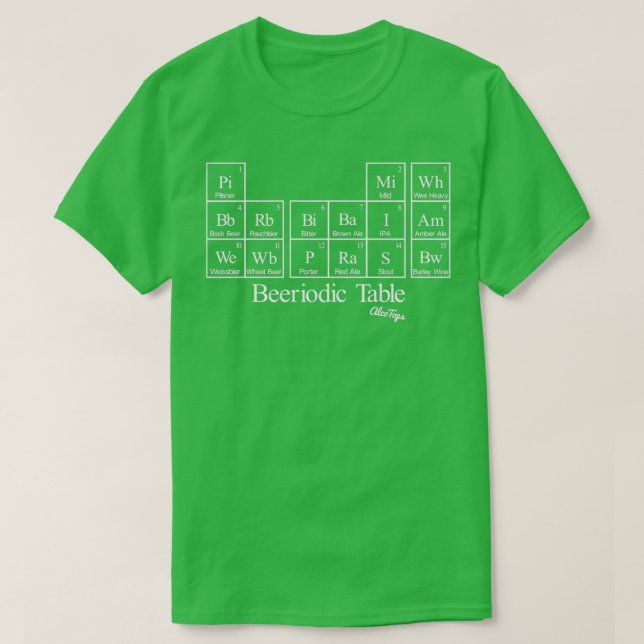 Camiseta Luz beerioidal de la tabla T (Diseño del anverso)
