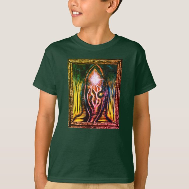 Camiseta Luz celeste (Anverso)