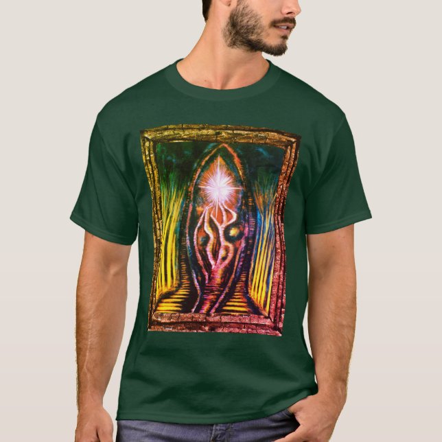 Camiseta Luz celeste (Anverso)
