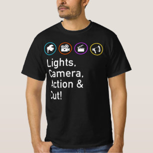 Camiseta &Luz de acción de cámara; Corta a divertida trip