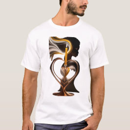 Camiseta Luz de alma: mujer africana