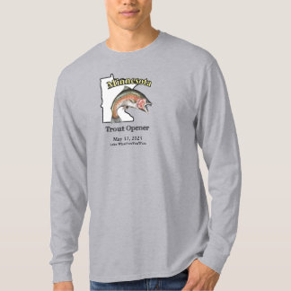 Camiseta Luz de apertura de trucha Minnesota personalizado
